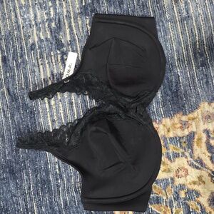 Soma Black Lace Detail Bra